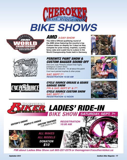 Southern Biker Magazine September 2019