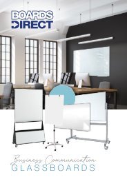 BOARDS DIRECT Business Communication Glassboards Catalogue