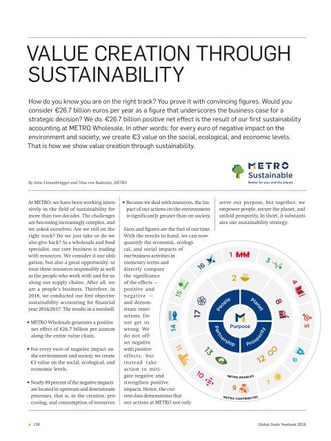 Aliging Profit with Purpose - Global Goals Yearbook 2019