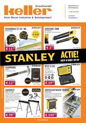 Keller Actiefolder September Oktober 2019