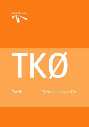 TKØ K19 | Tjenestekøreplan Øst | Gyldig 07.01.2019 | Banedanmark