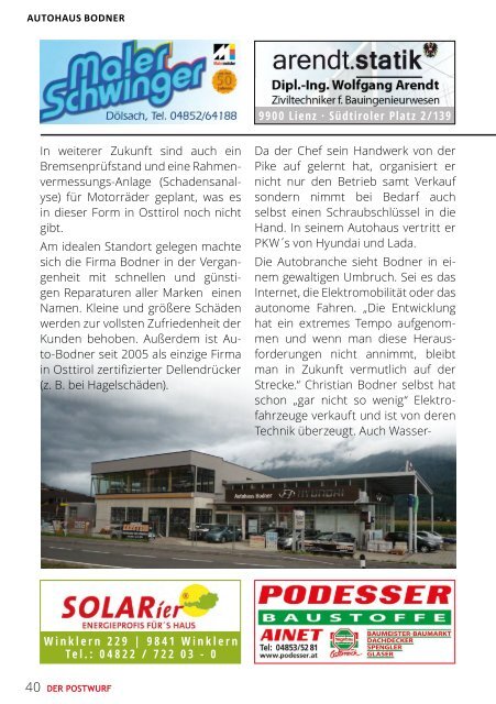 Postwurf Ausgabe NR 803