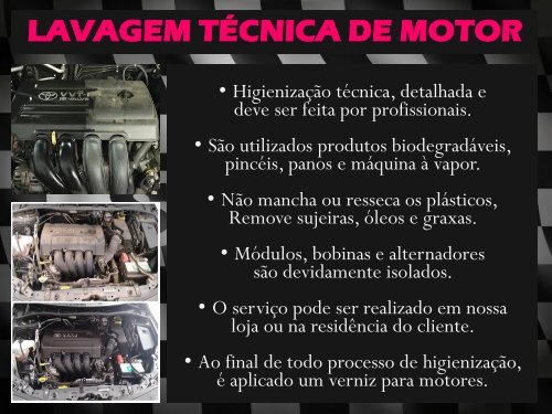 NOSSO CATÁLOGO DE SERVICOS - Estética Automotiva