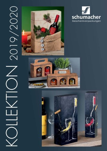 Schumacher-Geschenkverpackungen Katalog 2019-2020