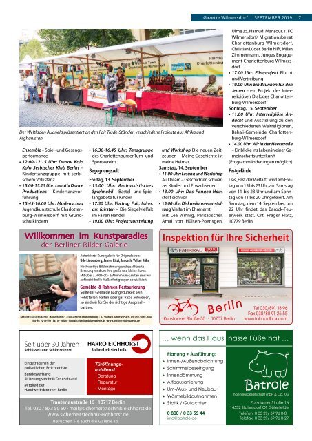 Gazette Wilmersdorf September 2019