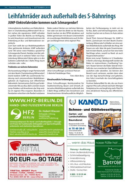 Gazette Charlottenburg September 2019
