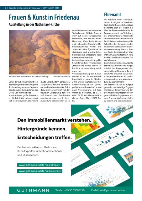 Gazette Schöneberg & Friedenau September 2019