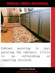 Phoenix Cabinet Refinishing