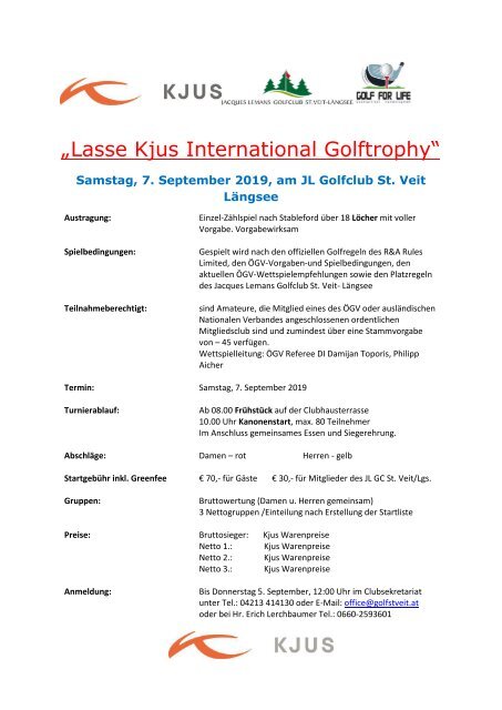 LK International St. Veit, 7.9.2019