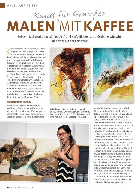 Kreativ Atelier 109/2019 Blick ins Heft 