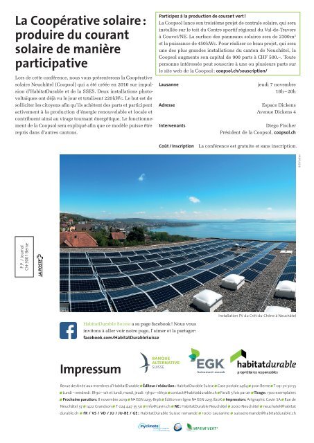 HabitatDurable 53 - septembre 2019