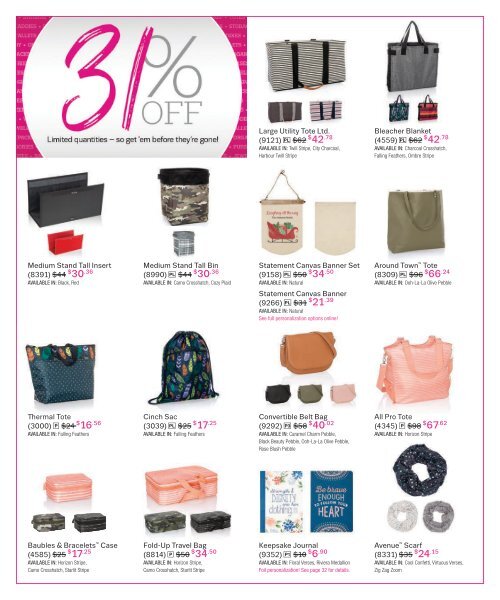 Thirty-One Gifts Fall 2019 (CDN)