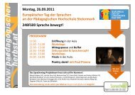 14:00 Uhr - Pädagogische Hochschule Steiermark