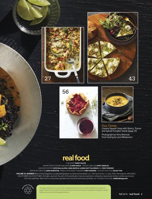 Real Food Fall 2019