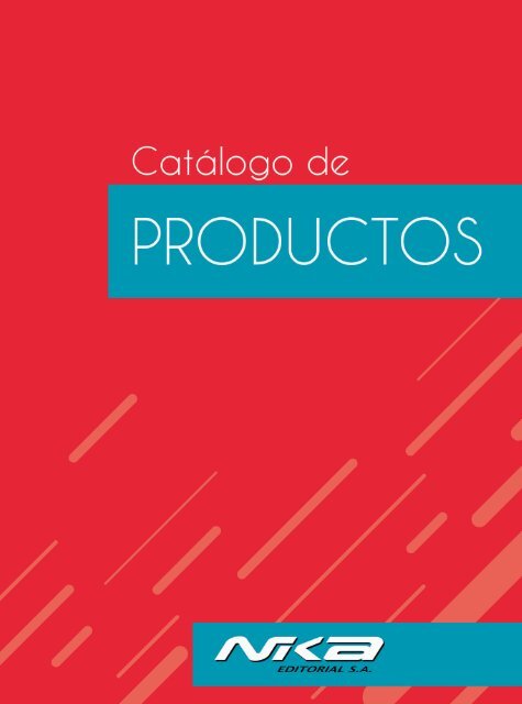 Catálogo productos 2020 Nika Editorial