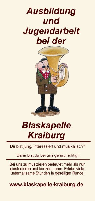 Jugendarbeit der Blaskapelle 