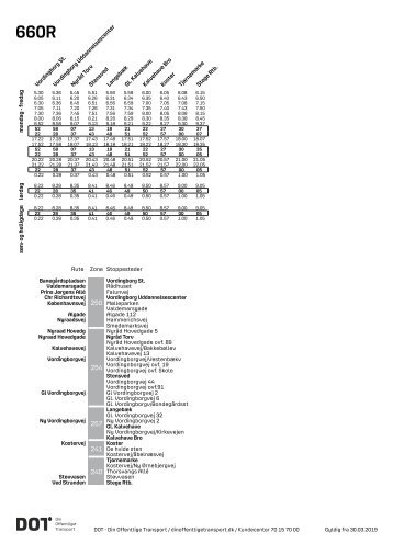 660R | Vordingborg Station - Stege Rutebilstation | Gyldig 30 Marts 2019 | Movia & DOT