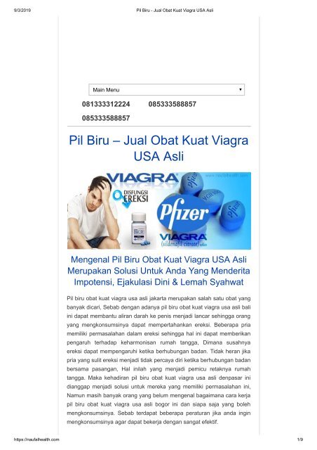 081333312224 Pil Biru - Jual Obat Kuat Viagra USA Asli