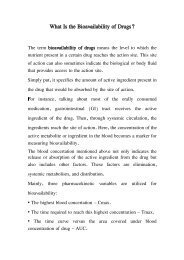 What Is the Bioavailability of Drugs