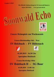 Soonwald Echo Heft 11