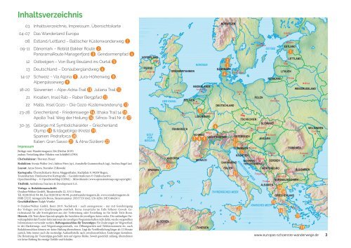 Europas Schönste Wanderwege 2019