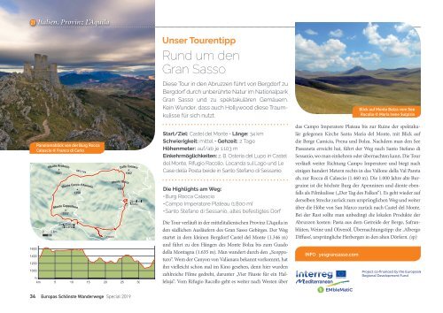 Europas Schönste Wanderwege 2019