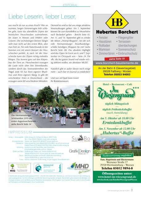 Hermannsburger Journal 4 2019 August