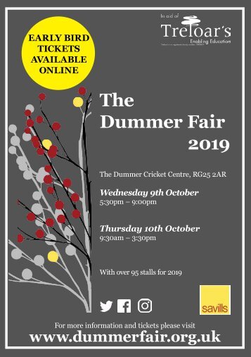 Dummer Fair Invitation 2019