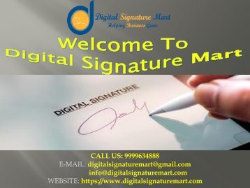 Digital signature Certificate in Delhi