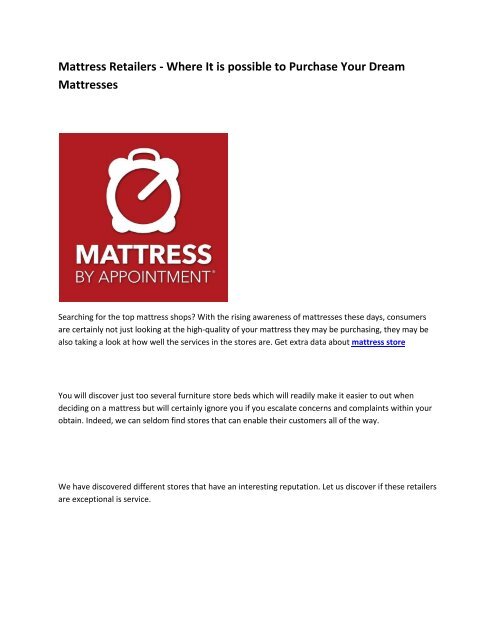 6 mattress store