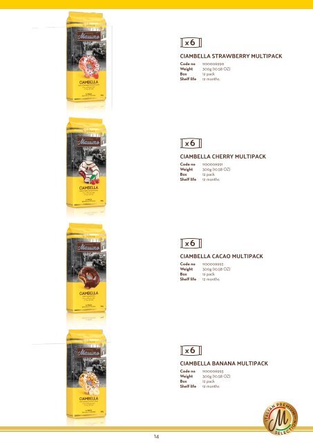 Maestro Massimo Product Catalogue