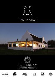 Rotterdam Boutique Hotel - Info book