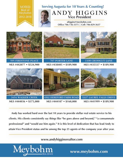 Meybohm Real Estate Magazine - September 2019