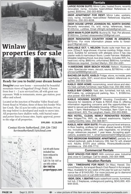 Winlaw Properties For Sal