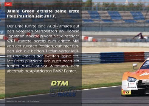 DTM 2019 - Race 13|14 Lausitzring - {have speed in f[ ]cus!} 