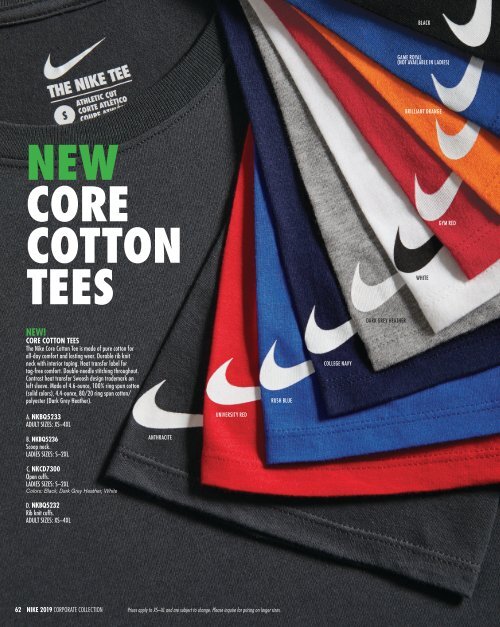 Nike E-Catalogue 2019