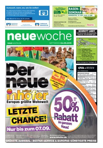 NEUE WOCHE 04.09.2019