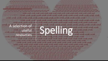 Spelling Professional Books