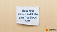 Blood test service in Delhi