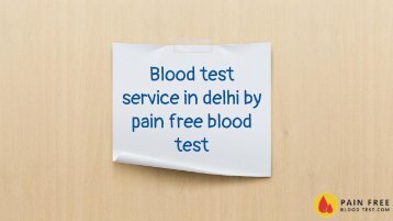 Blood test service in Delhi
