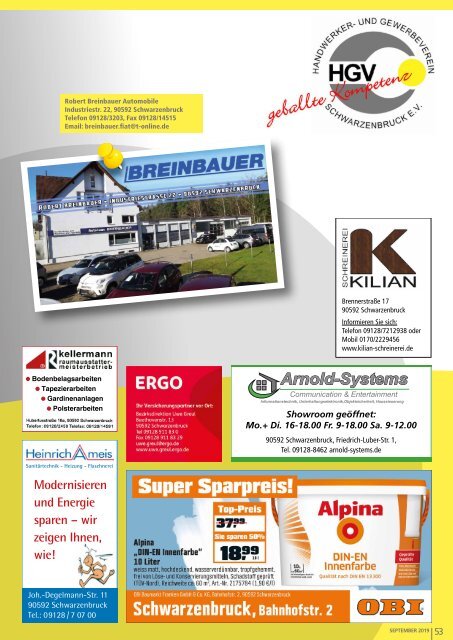 Reichswaldblatt Feucht - September 2019