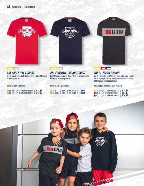 RB Leipzig Fankatalog 2019/20