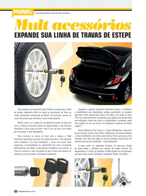 REVISTA AUTOMOTIVO - EDIÇÃO 144 - SETEMBRO DE 2019