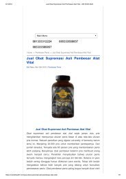 Jual Obat Supremasi Asli Pembesar Alat Vital - 081333312224