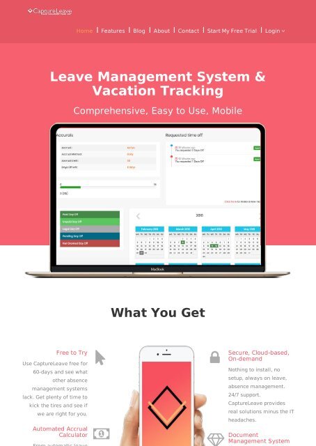 Leave Management Software | Employee Vacation Tracking System