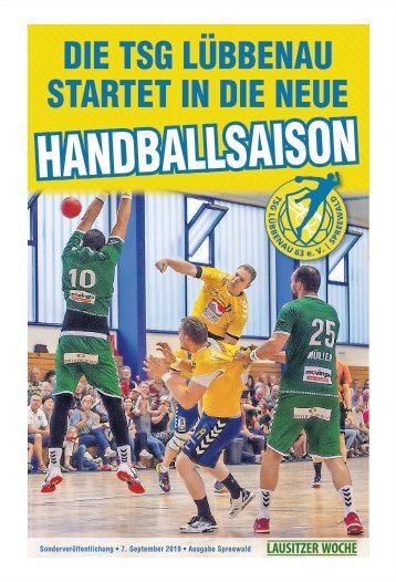 Die TSG Lübbenau startet in die neue Handballsaison
