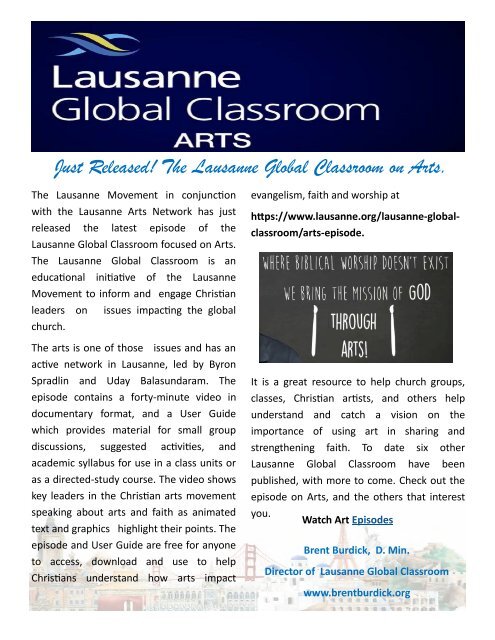 Lausanne Fall 2019 Newsletter