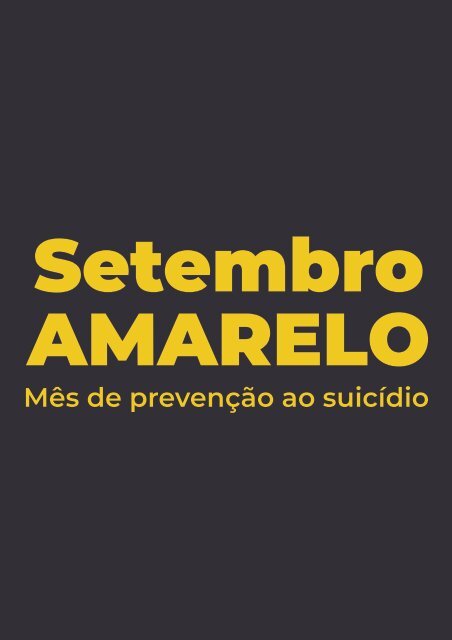 REVISTA SETEMBRO AMARELO BEVICRED