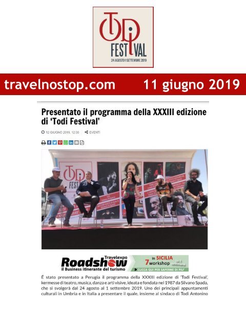 Rassegna Stampa Todi Festival 2019