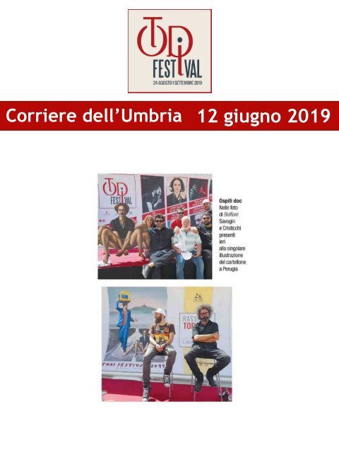 Rassegna Stampa Todi Festival 2019